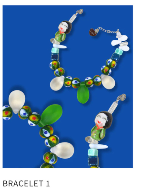 BRACELET 1 POIRE VERTE - FARFELU