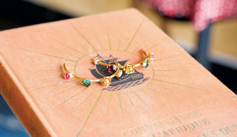 BOUCLES CREOLES COSMOS - BARBARISME