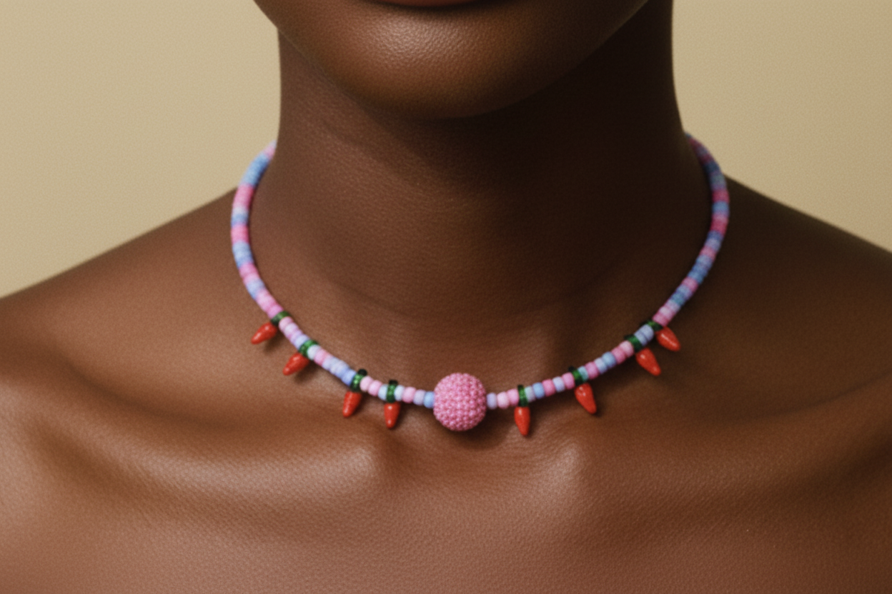 COLLIER CRUSH RED SPICE - FARFELU