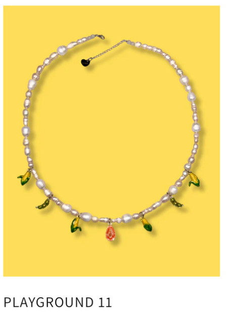 COLLIER EPI DE MAIS- FARFELU