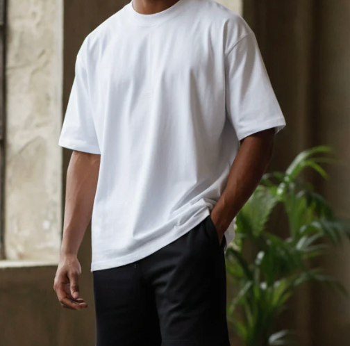 T-SHIRT NOIR OVERSIZE BRODÉ - DOZO X LUCK