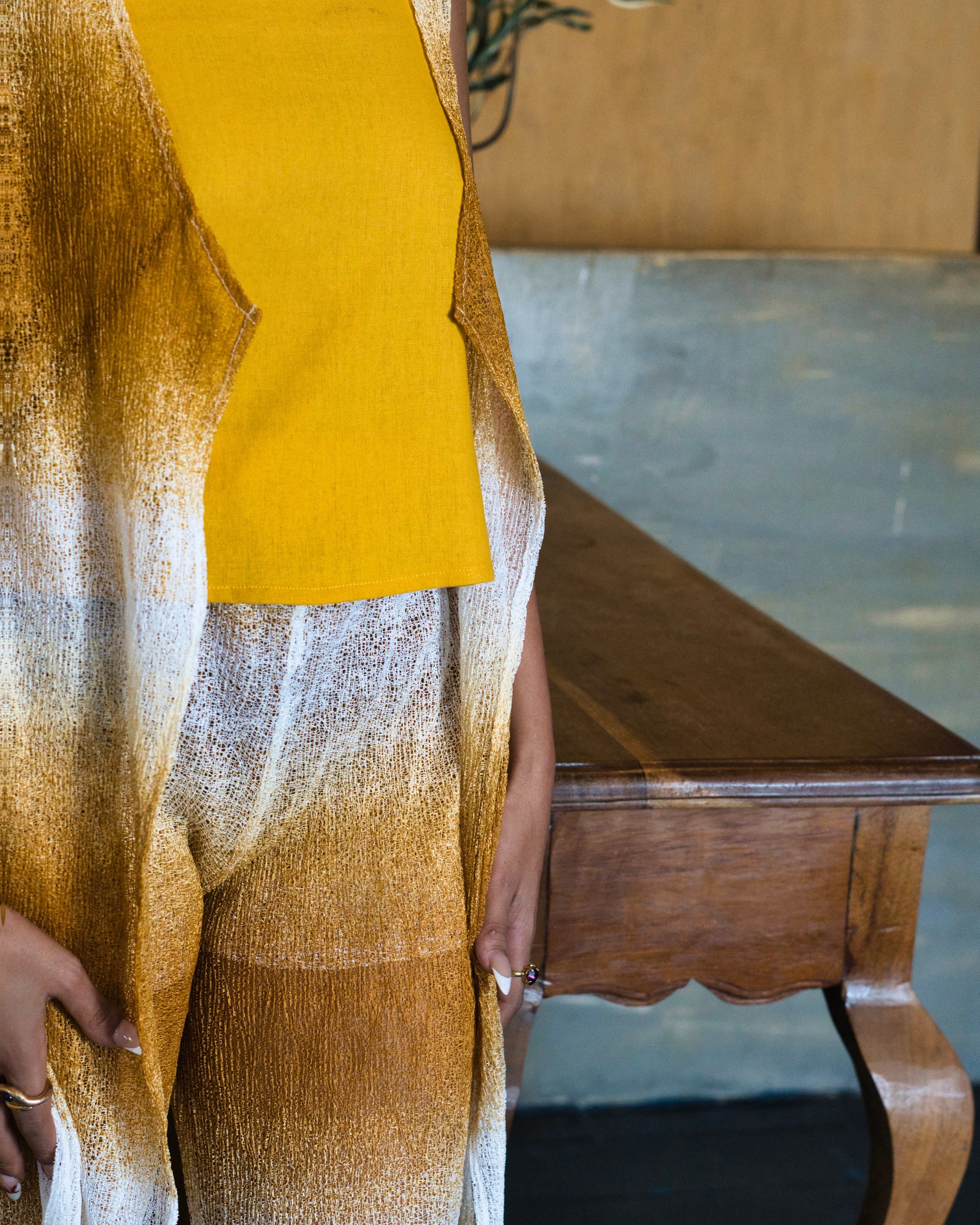 Pantalon mèche dégradé
