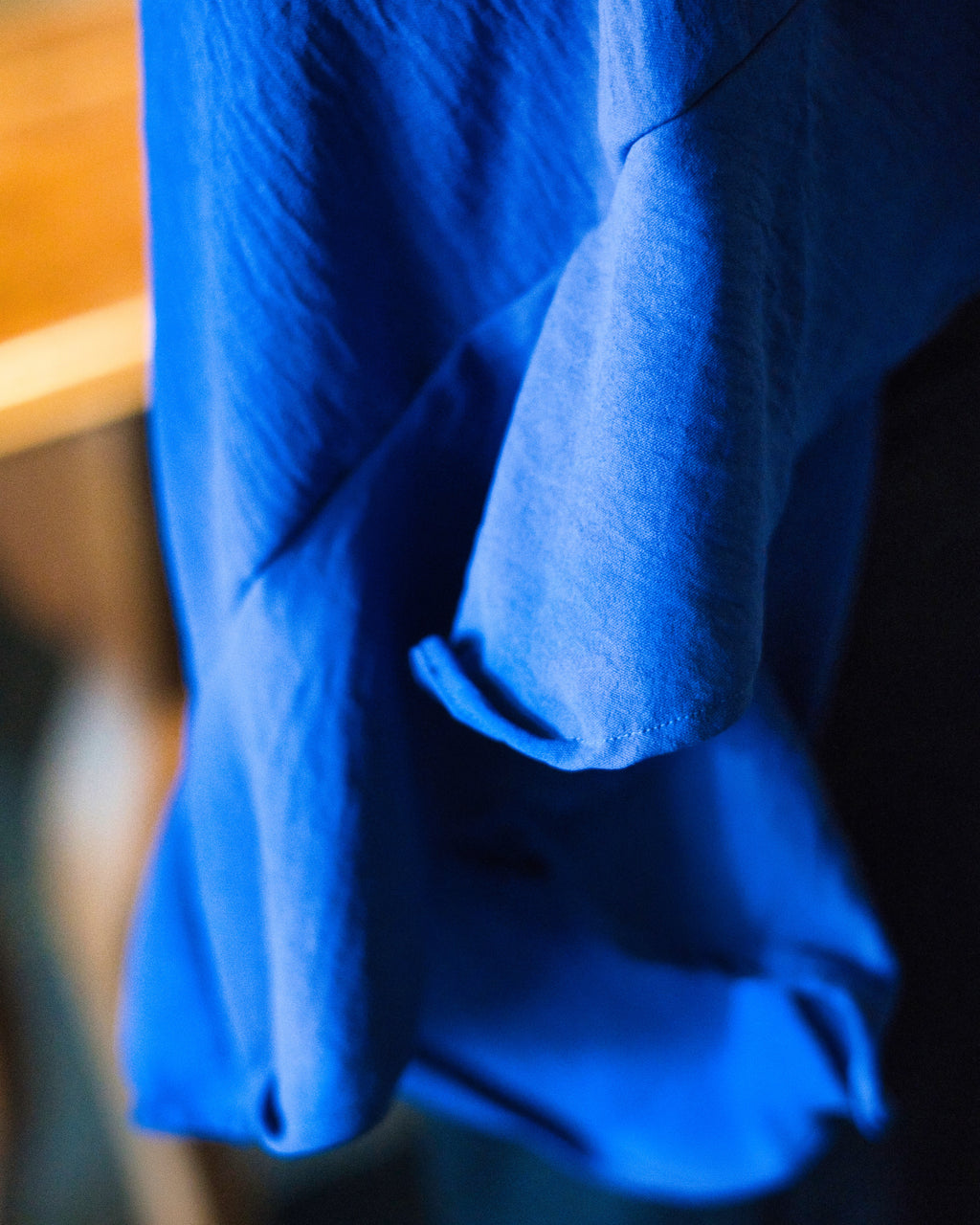 " Argus " top avec noeud - bleu