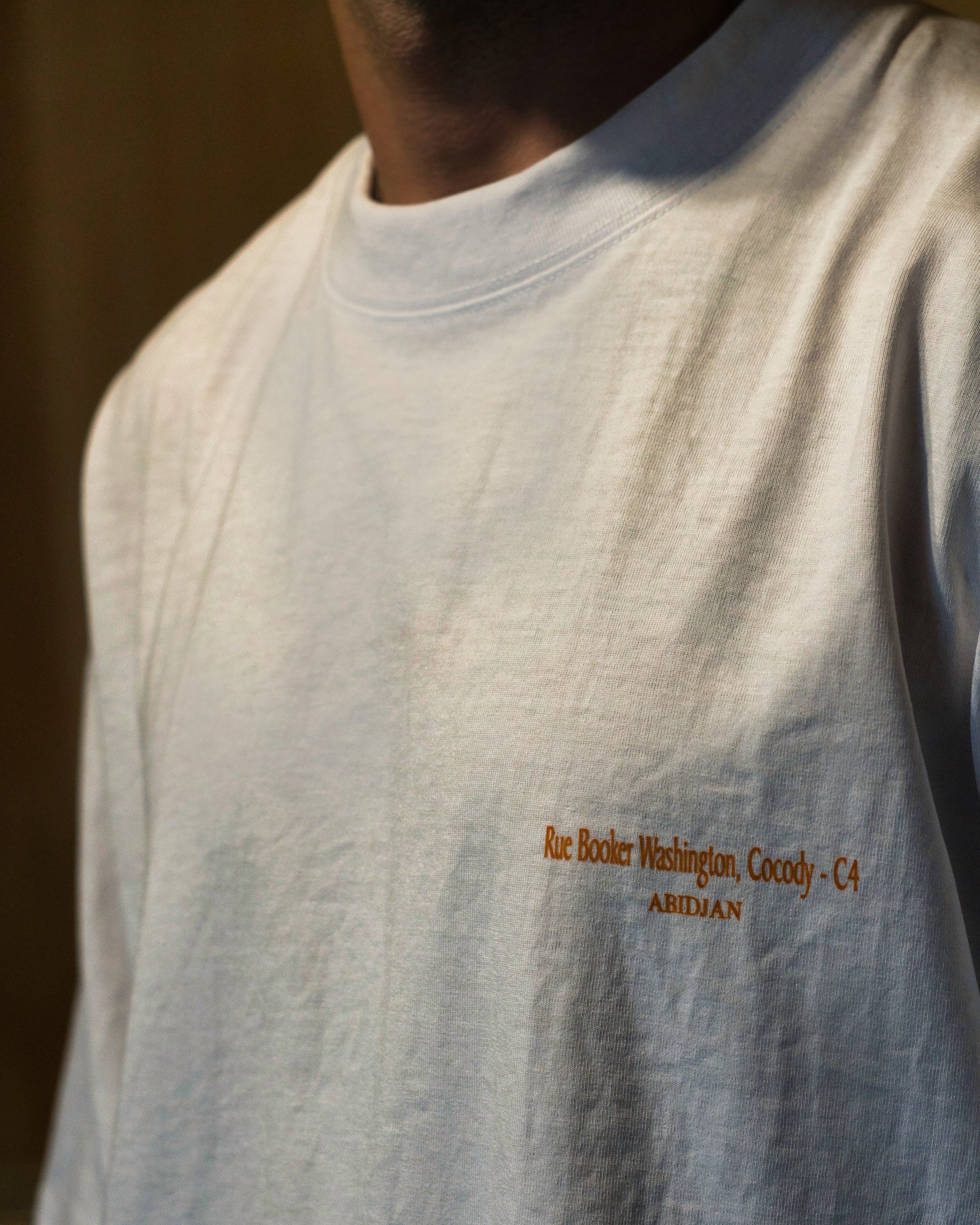 T-SHIRT RUE BOOKER BLANC-MICI