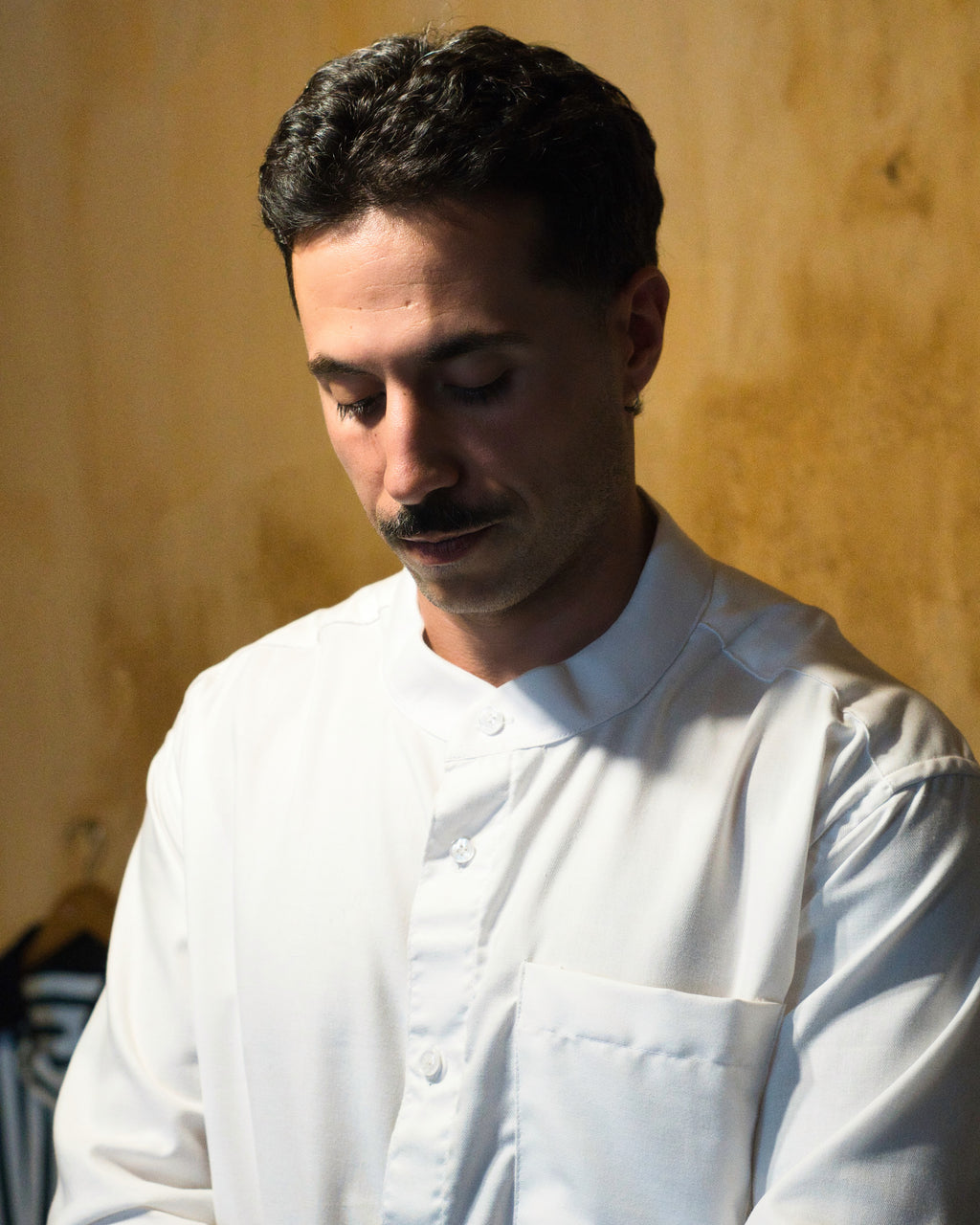 Chemise Col Mao " les intemporelles " - Blanc