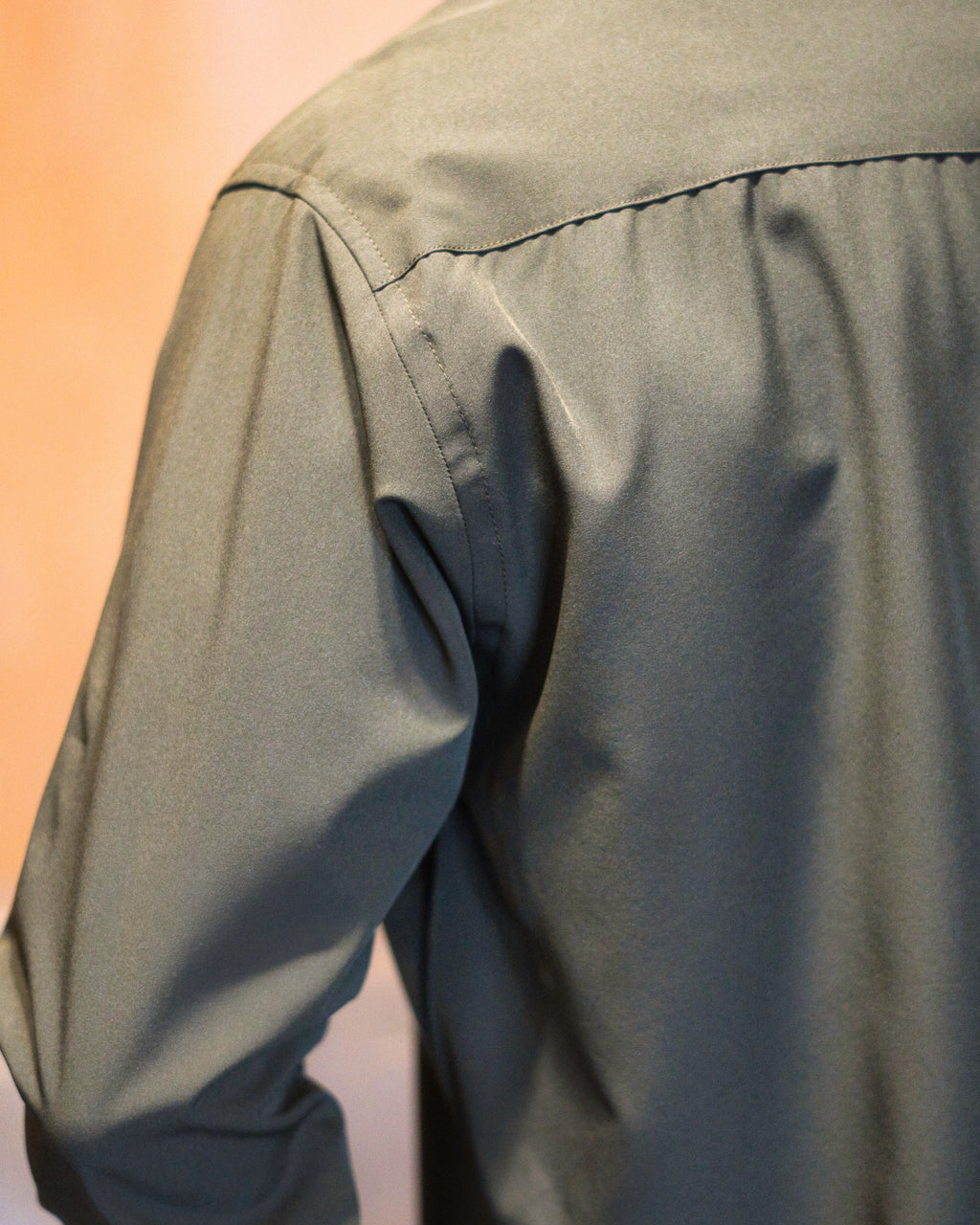 Chemise col mao " les intemporelles " - vert