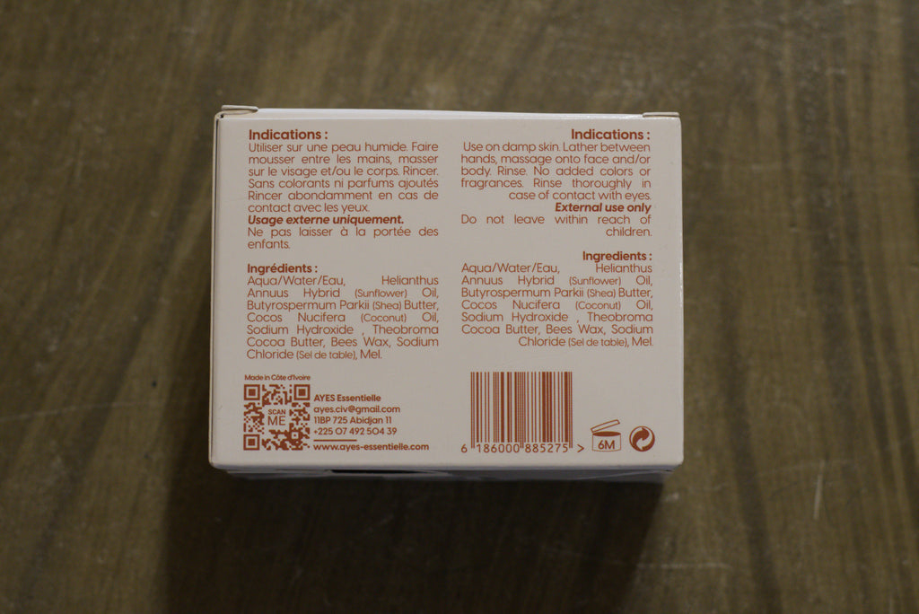 savon karité miel-AYES ESSENTIELLE