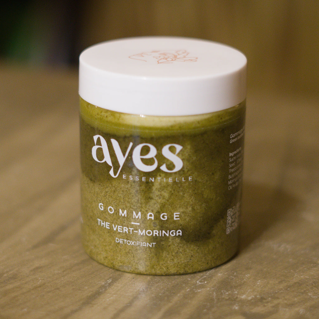 Gommage thé vert moringa - AYES ESSENTIEL