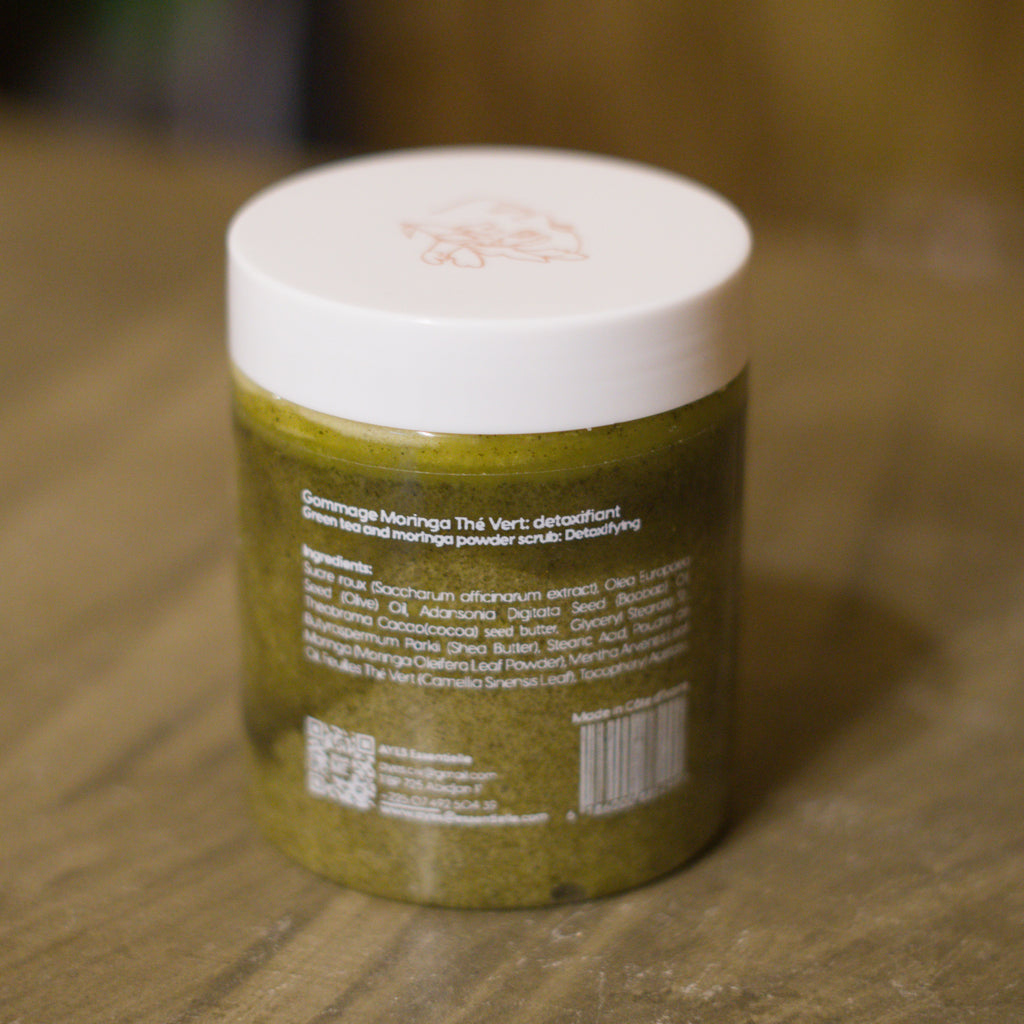 Gommage thé vert moringa - AYES ESSENTIEL