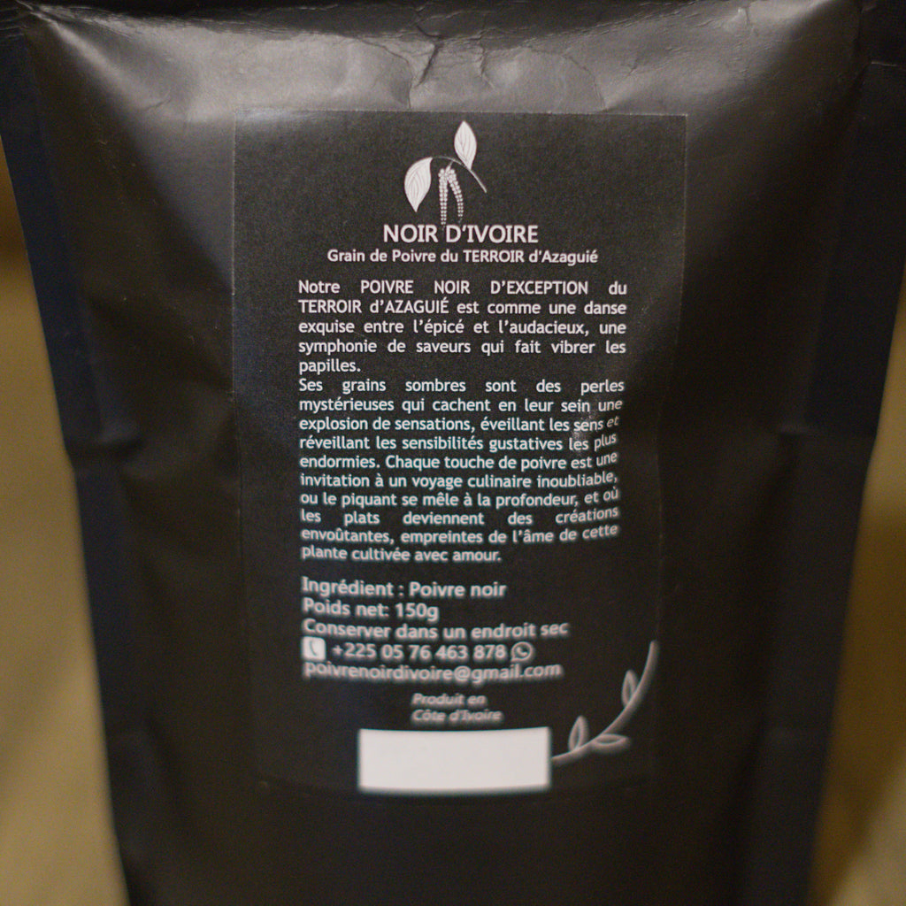 POIVRE D'AZAGUIÉ - NOIR D'IVOIRE