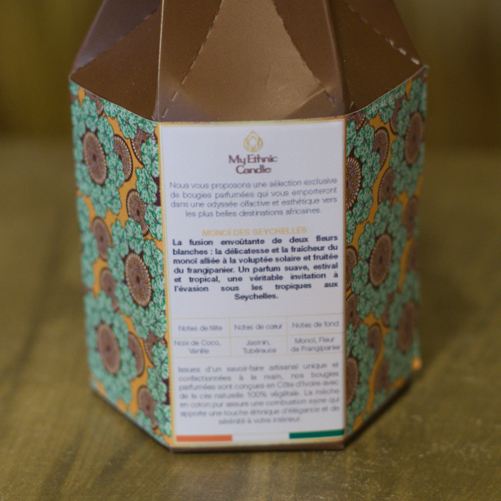 MONOI DES SEYCHELLES-MY ETHNIC CANDLE