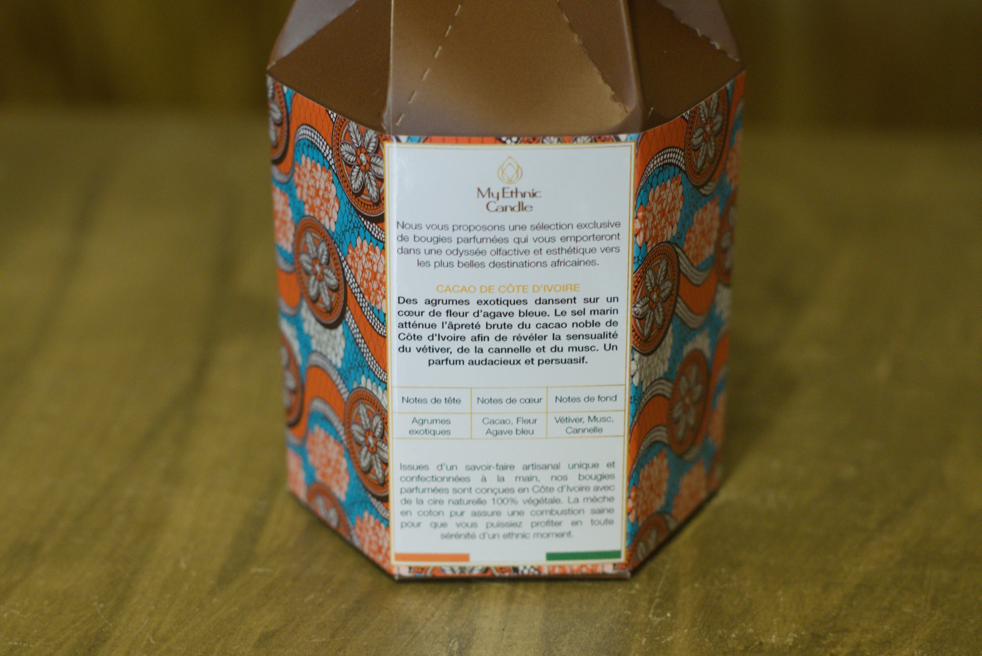 Cacao de Côte d'ivoire - My ethnic candle