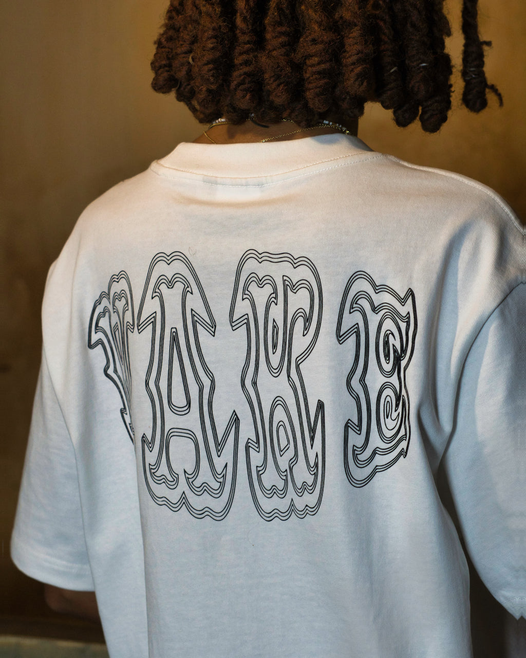 T-SHIRT SIGNATURE - VAKE - blanc