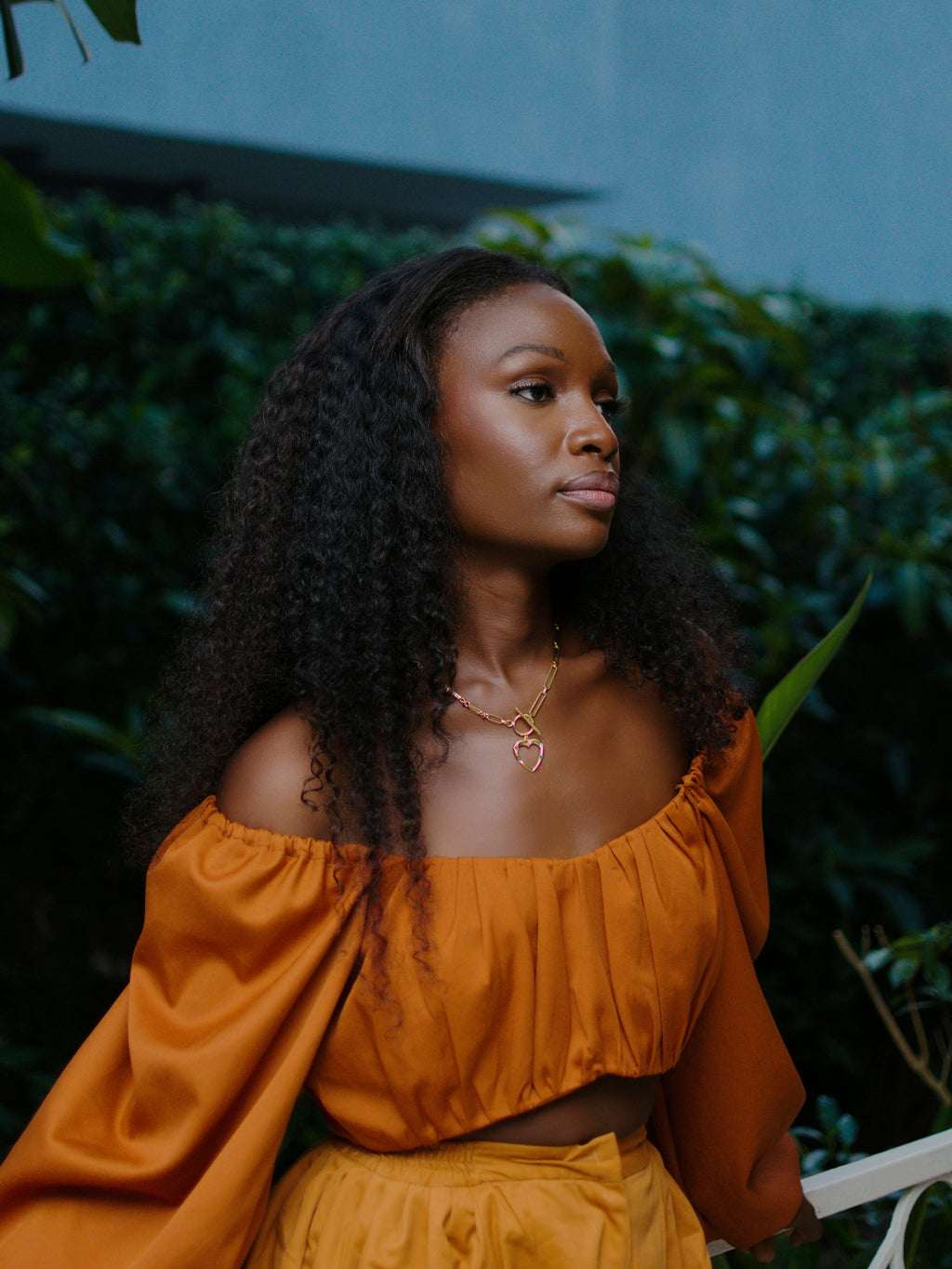 Top " sahel " manche bouffante