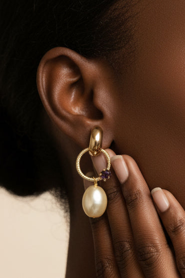 Boucles NYMPHEA PERLA - BARBARISME