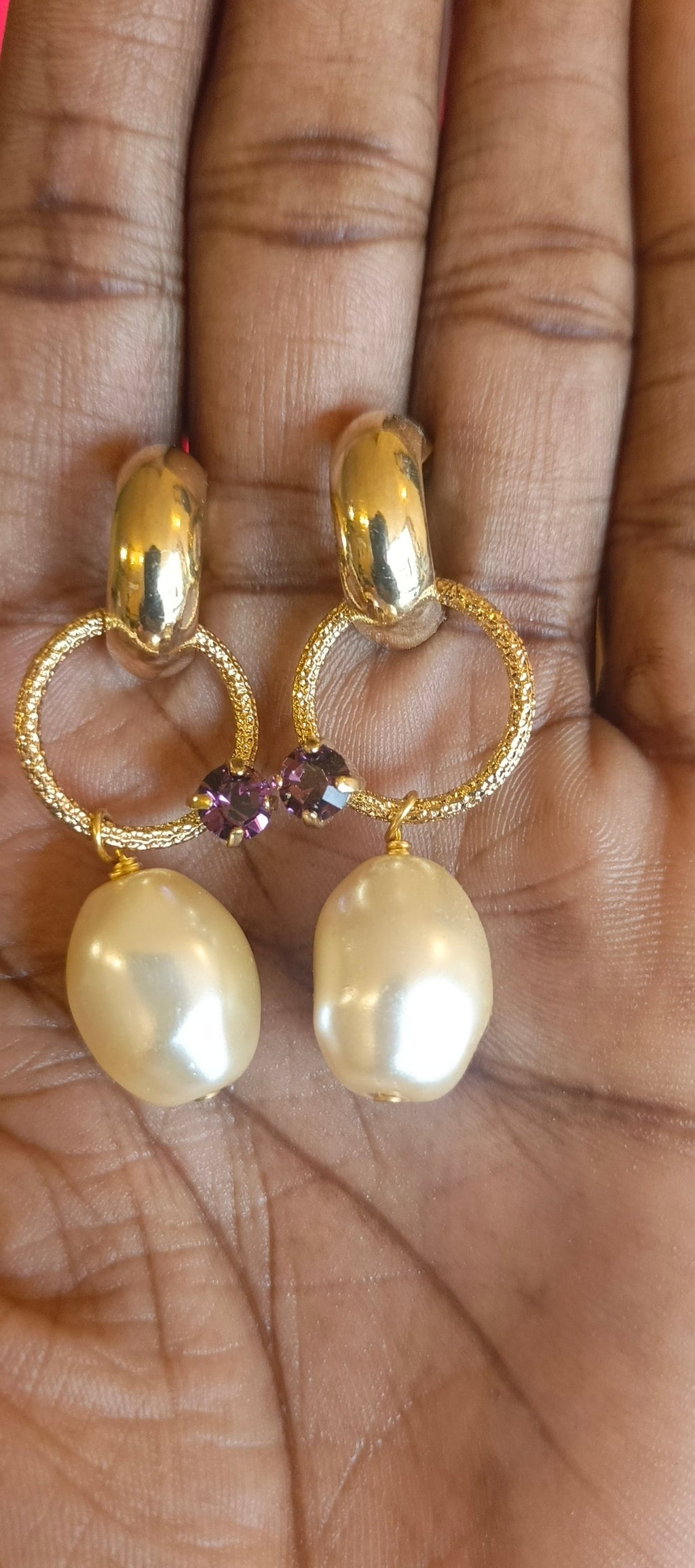 Boucles NYMPHEA PERLA - BARBARISME